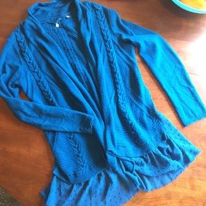 Blue Anthro Cardigan
